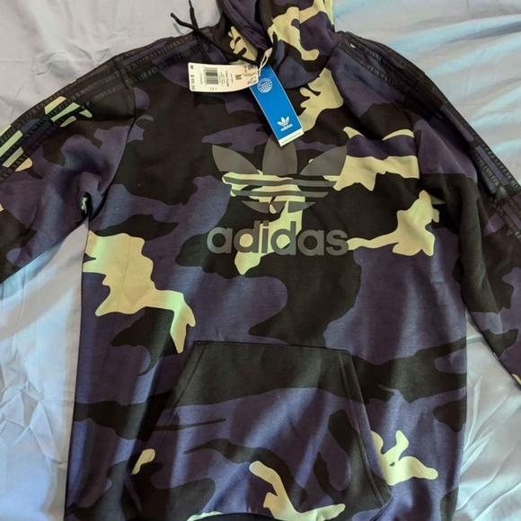 New Adidas Originals Men's Graphics Camo Hoodie Medium - Picture 3 of 4